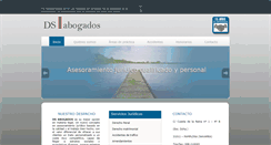 Desktop Screenshot of dsabogados.com