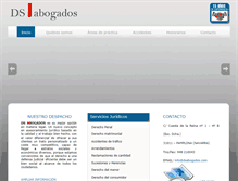Tablet Screenshot of dsabogados.com